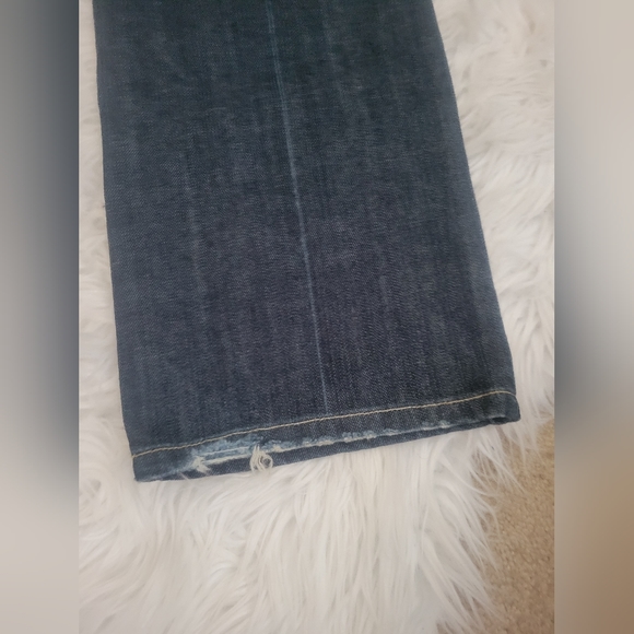 David Kahn-Wide Leg-Dark Denim-Womans Jeans Sz 6 - Picture 12 of 12